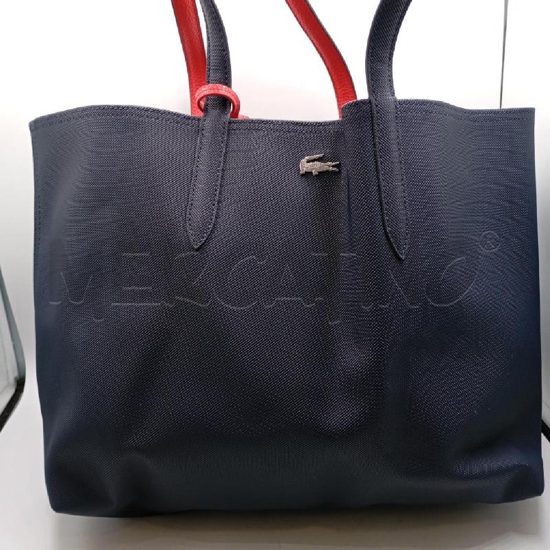 BORSA D LACOSTE BLU INTERNO ROSSO | Mercatino dell'Usato Roma viale tirreno 1