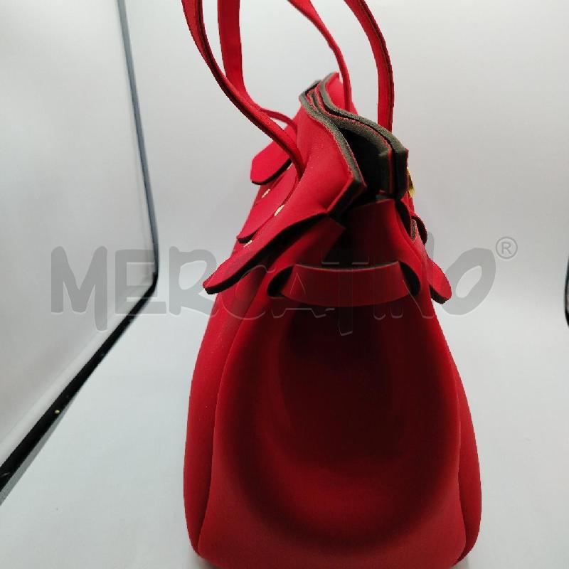 BORSA D LA FILLEDES FLEURS RSS STOFFA | Mercatino dell'Usato Roma viale tirreno 2