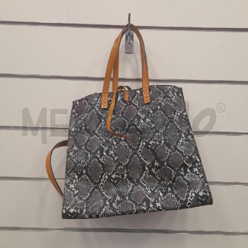 BORSA D MANILA GRACE STAMPA PITON MANICI MA  | Mercatino dell'Usato Roma viale tirreno 1