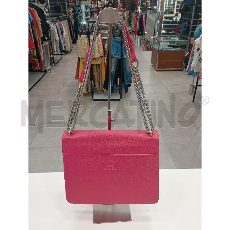 BORSA D MIA BAG FUCSIA MANICI CATENA GR CHIUS A  | Mercatino dell'Usato Roma viale tirreno 3