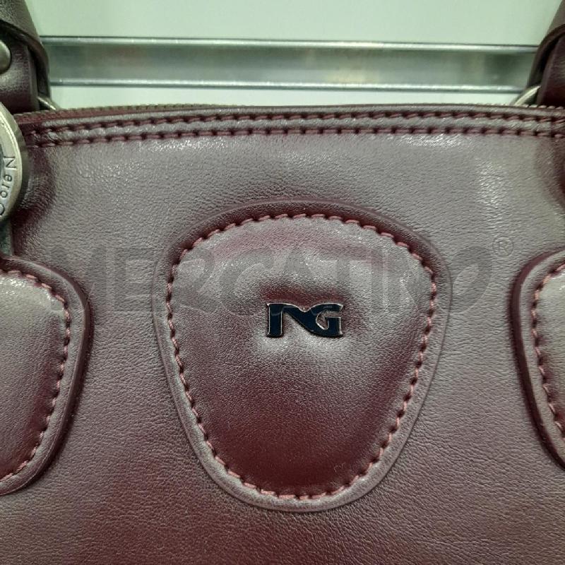BORSA D NERO GIARDINI BAULETTO BORDEAUX | Mercatino dell'Usato Roma viale tirreno 3