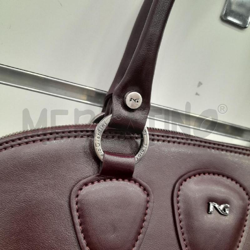 BORSA D NERO GIARDINI BAULETTO BORDEAUX | Mercatino dell'Usato Roma viale tirreno 4