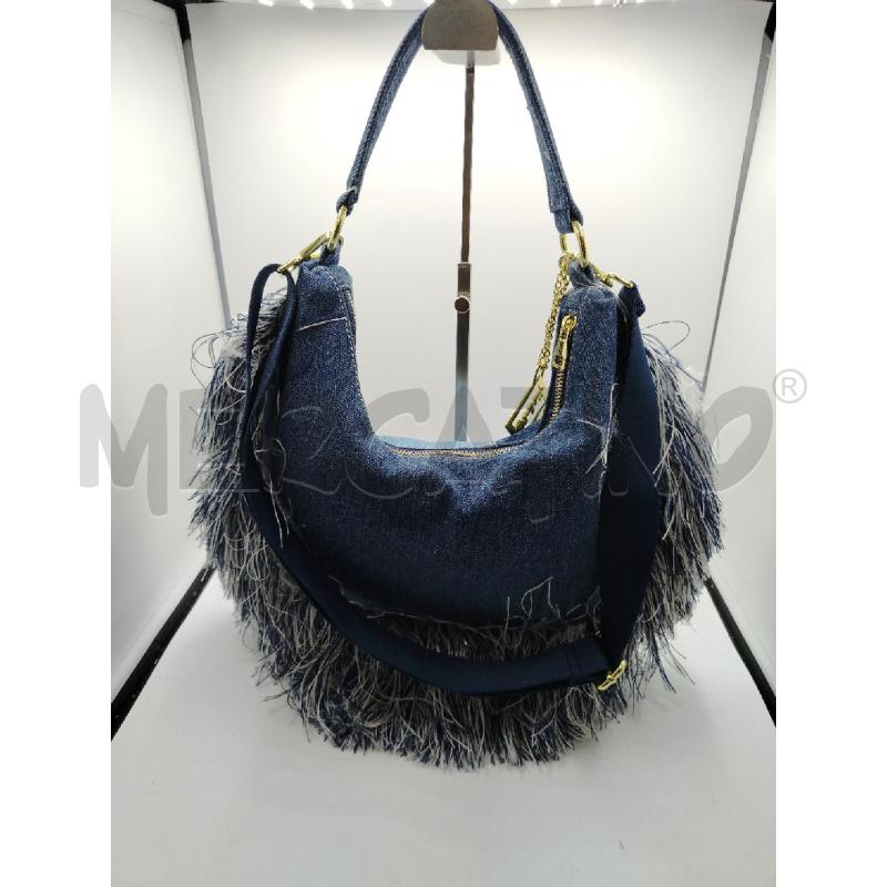 BORSA D PHIL JEANS FRANGE | Mercatino dell'Usato Roma viale tirreno 2