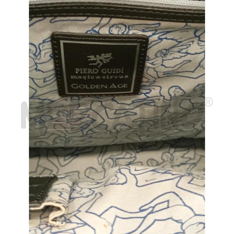 BORSA D PIERO GUIDI NERO  | Mercatino dell'Usato Roma viale tirreno 4