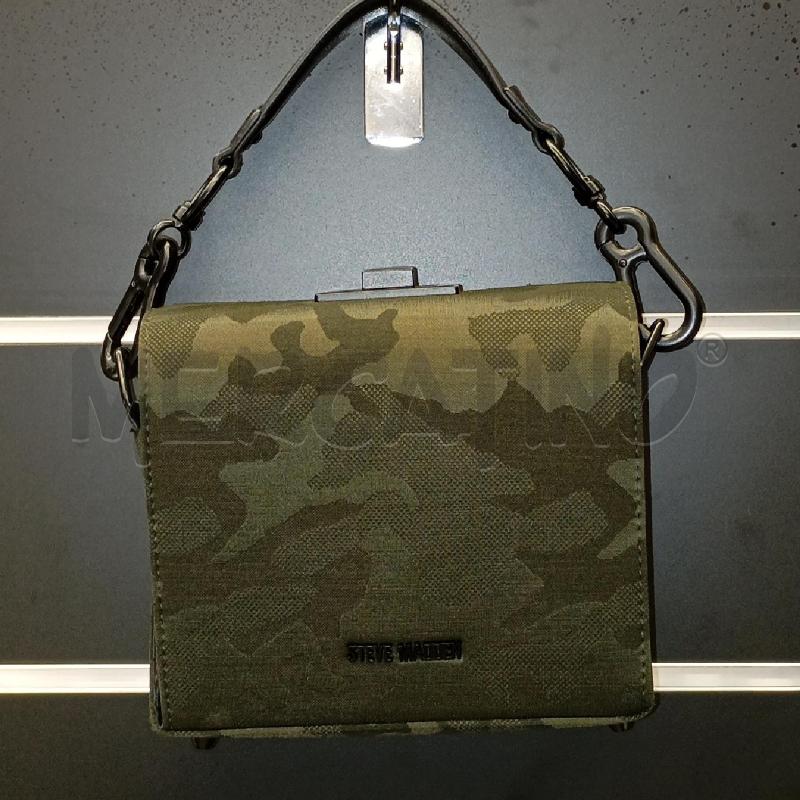 BORSA D STEVE MADDEN MILITARE NE VE  | Mercatino dell'Usato Roma viale tirreno 1