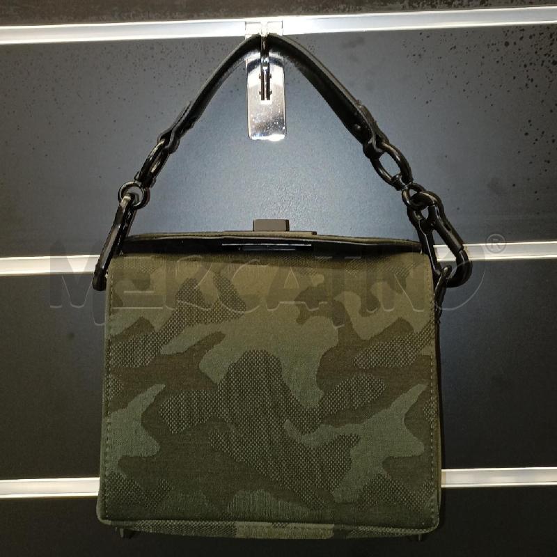 BORSA D STEVE MADDEN MILITARE NE VE  | Mercatino dell'Usato Roma viale tirreno 2