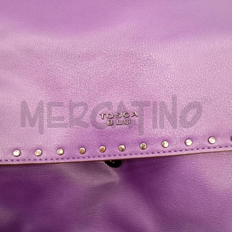 BORSA D TOSCA BLU VI BORCHIETTE GR CONT | Mercatino dell'Usato Roma viale tirreno 5