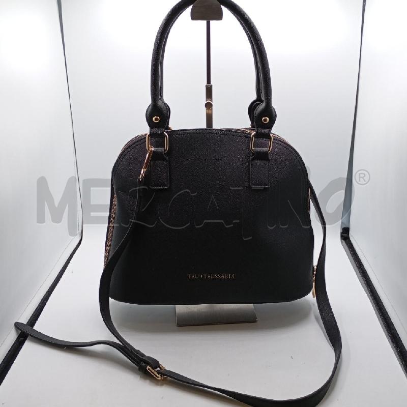 BORSA D TRUSSARDI NERO  | Mercatino dell'Usato Roma viale tirreno 1
