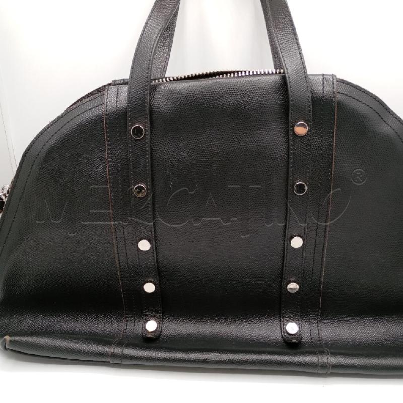 BORSA D TRUSSARDI NE BORCHIE GR CIONDOLO LOGO  | Mercatino dell'Usato Roma viale tirreno 2