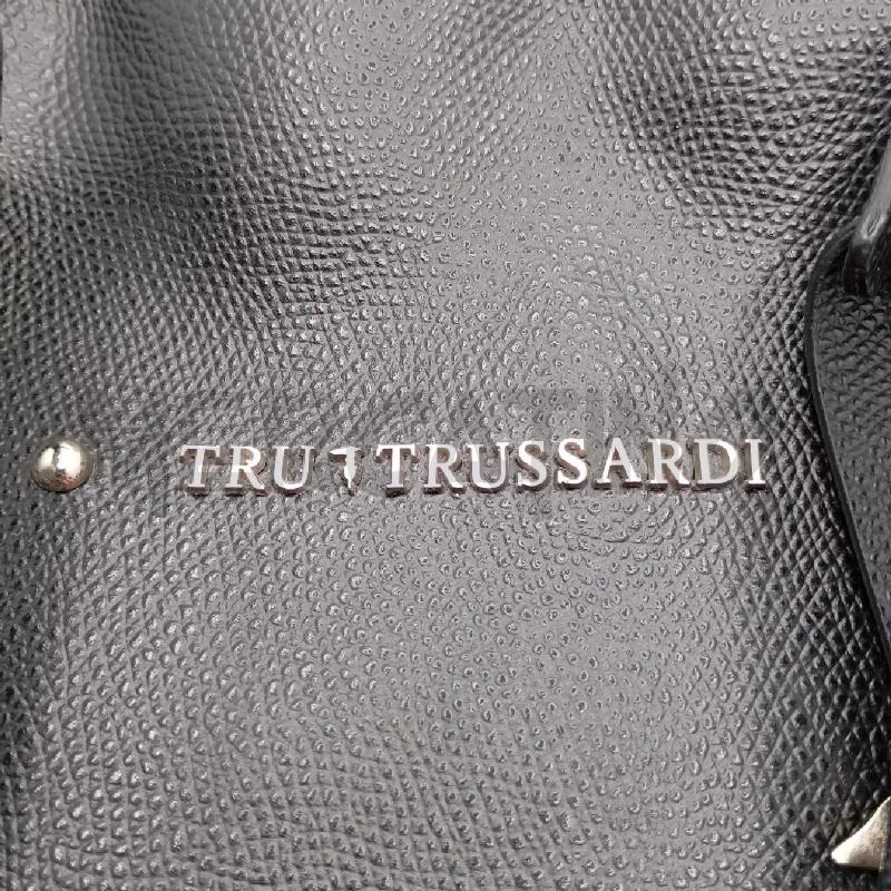 BORSA D TRUSSARDI NE BORCHIE GR CIONDOLO LOGO  | Mercatino dell'Usato Roma viale tirreno 3