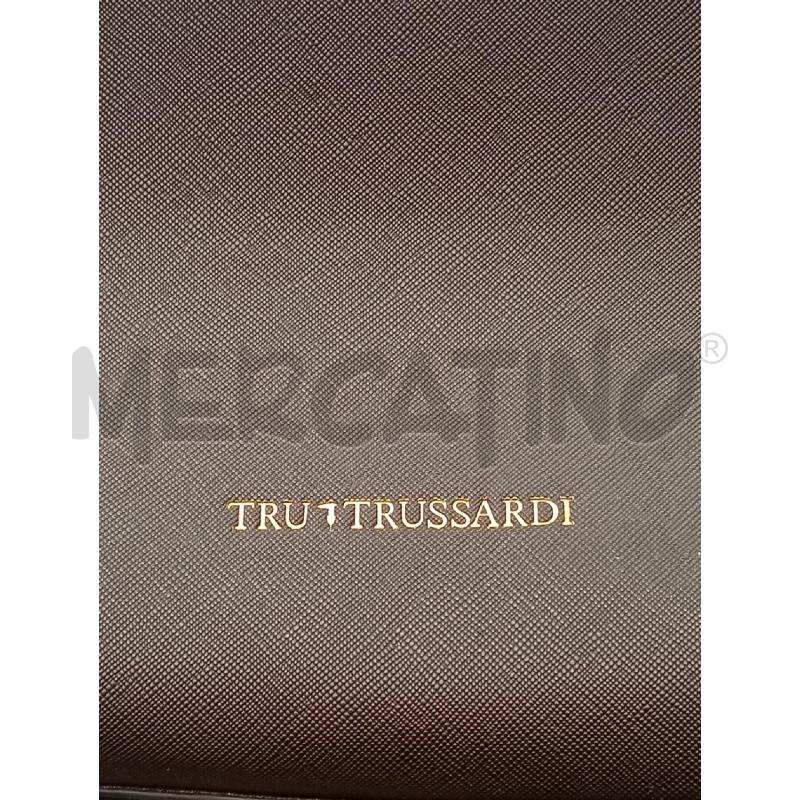 BORSA D TRU TRUSSARDI COL MORO+ TRACOLLA+ DUSTBAG  | Mercatino dell'Usato Roma viale tirreno 3