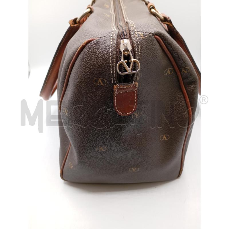 BORSA D VALENTINO GARAVANI MARRONE | Mercatino dell'Usato Roma viale tirreno 3