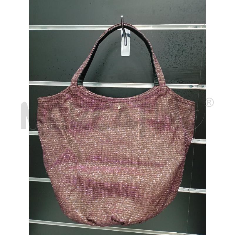 BORSA L'AURA BRONZO GLITTERATA | Mercatino dell'Usato Roma viale tirreno 1