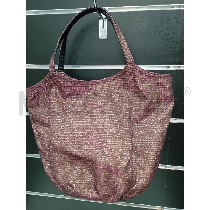 BORSA L'AURA BRONZO GLITTERATA | Mercatino dell'Usato Roma viale tirreno 3