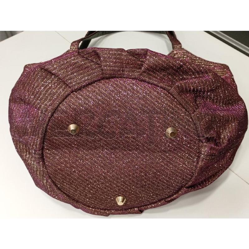 BORSA L'AURA BRONZO GLITTERATA | Mercatino dell'Usato Roma viale tirreno 4