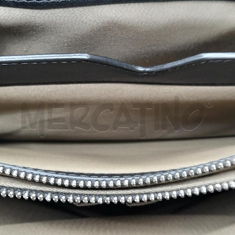 BORSA U MONTBLANC PELLE NERO  | Mercatino dell'Usato Roma viale tirreno 4