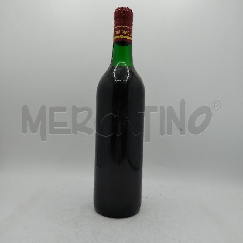 BOTTIGLIA DA COLL MERLOT GIACOMELLI | Mercatino dell'Usato Roma viale tirreno 4