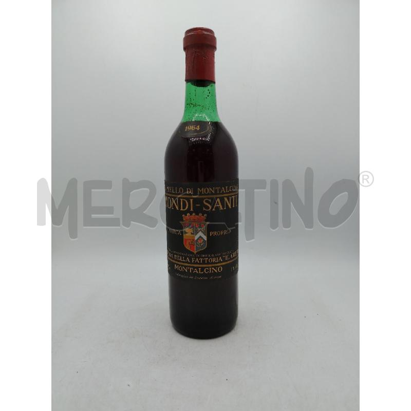 BOTTIGLIA DA COLL  BRUNELLO MONTALCINO 1964 | Mercatino dell'Usato Roma viale tirreno 1