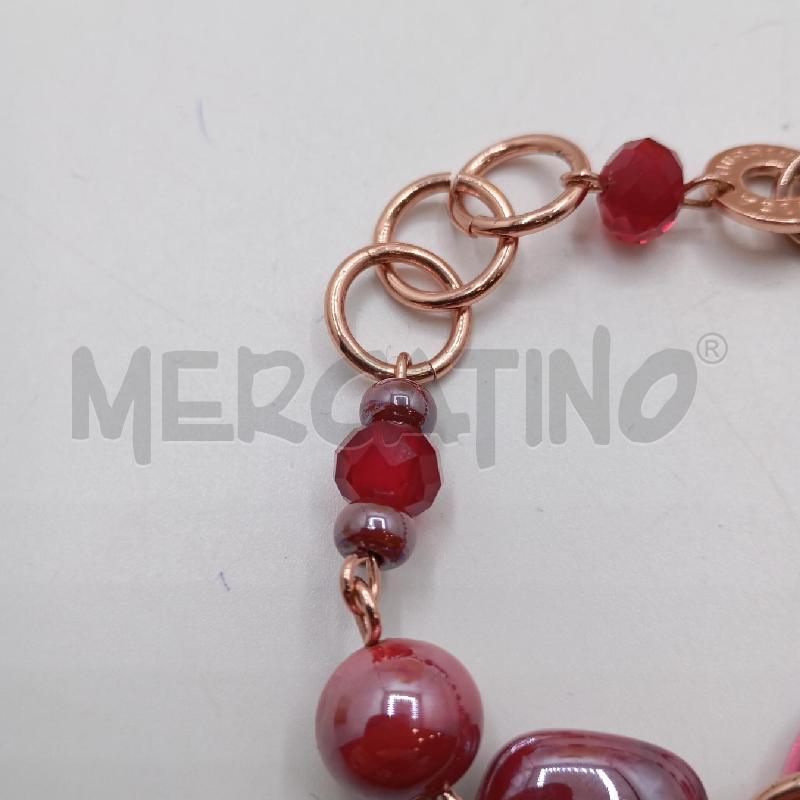 BRACCIALE ANTICA MURRINA SFERE RSS ANELLO VETRO | Mercatino dell'Usato Roma viale tirreno 4
