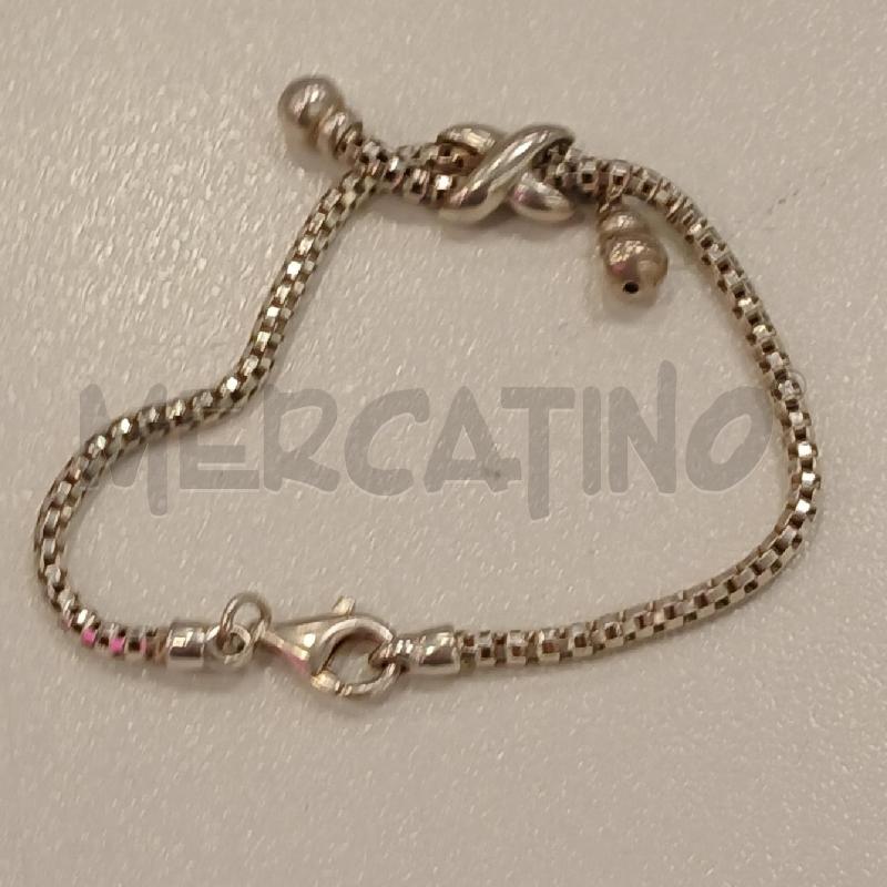 BRACCIALE ARGENTATO NODO  | Mercatino dell'Usato Roma viale tirreno 1