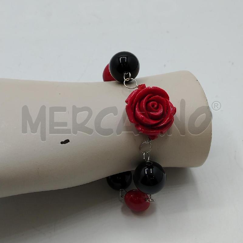 BRACCIALE ARGENTATO SFERE RSS NE ROSA RSS | Mercatino dell'Usato Roma viale tirreno 1