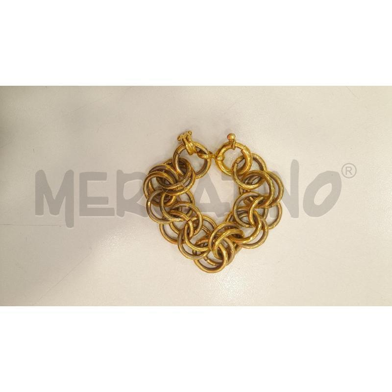 BRACCIALE CHANEL VINTAGE IN METALLO DORATO  | Mercatino dell'Usato Roma viale tirreno 1