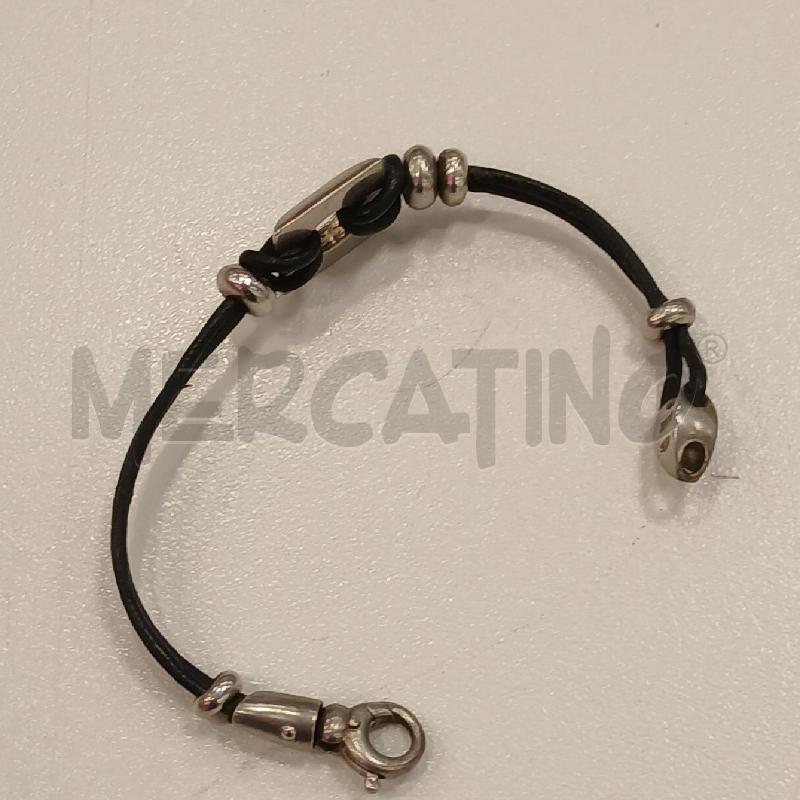 BRACCIALE DEL CONTE IN PELLE NERO | Mercatino dell'Usato Roma viale tirreno 2