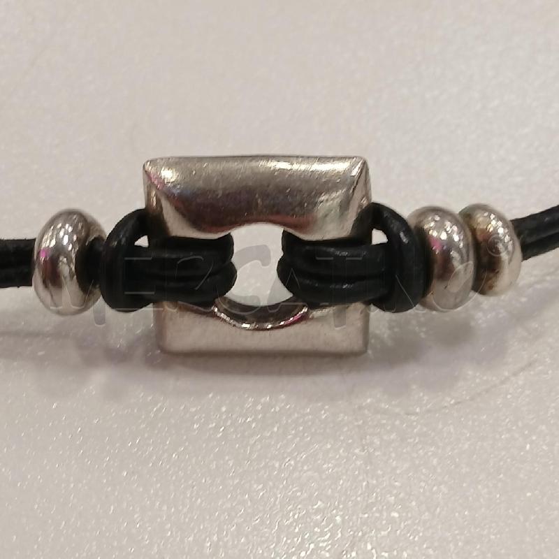 BRACCIALE DEL CONTE IN PELLE NERO | Mercatino dell'Usato Roma viale tirreno 3