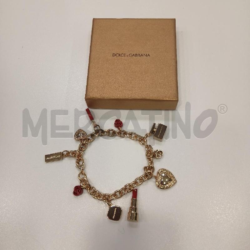 BRACCIALE DOLCE&GABBANA DORATO CON CHARM | Mercatino dell'Usato Roma viale tirreno 1