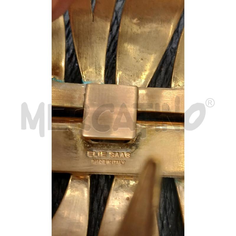 BRACCIALE ELIE SAAB DORATO DA RIV | Mercatino dell'Usato Roma viale tirreno 3