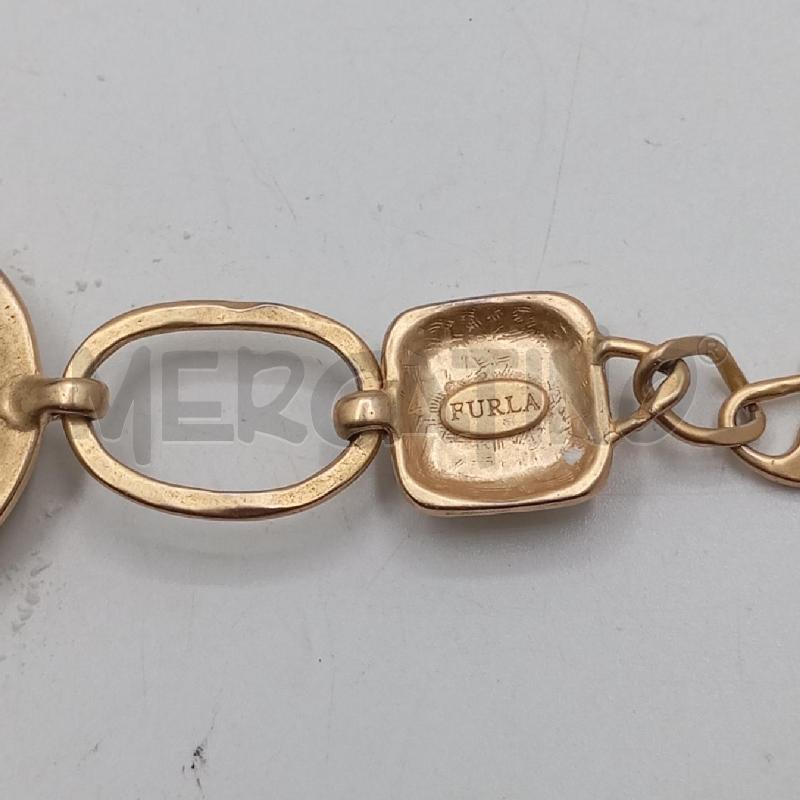 BRACCIALE FURLA DORATO CENTRALE  | Mercatino dell'Usato Roma viale tirreno 4