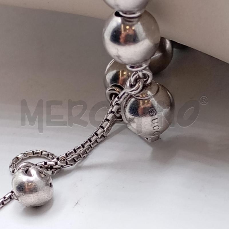 BRACCIALE GUCCI ARGENTATO | Mercatino dell'Usato Roma viale tirreno 2