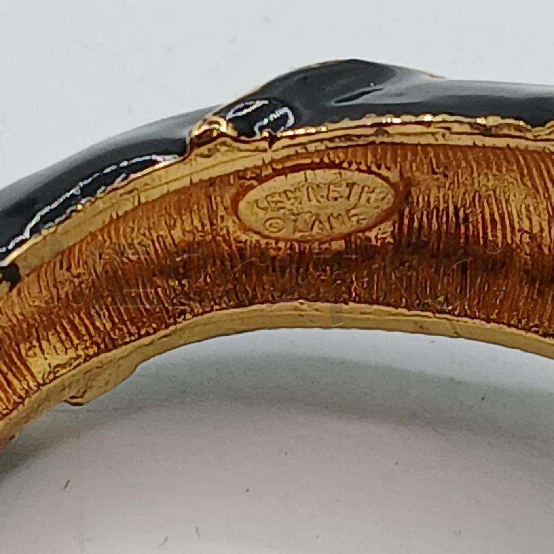 BRACCIALE KENNETH JAY LANE NERO CON PERLE | Mercatino dell'Usato Roma viale tirreno 3