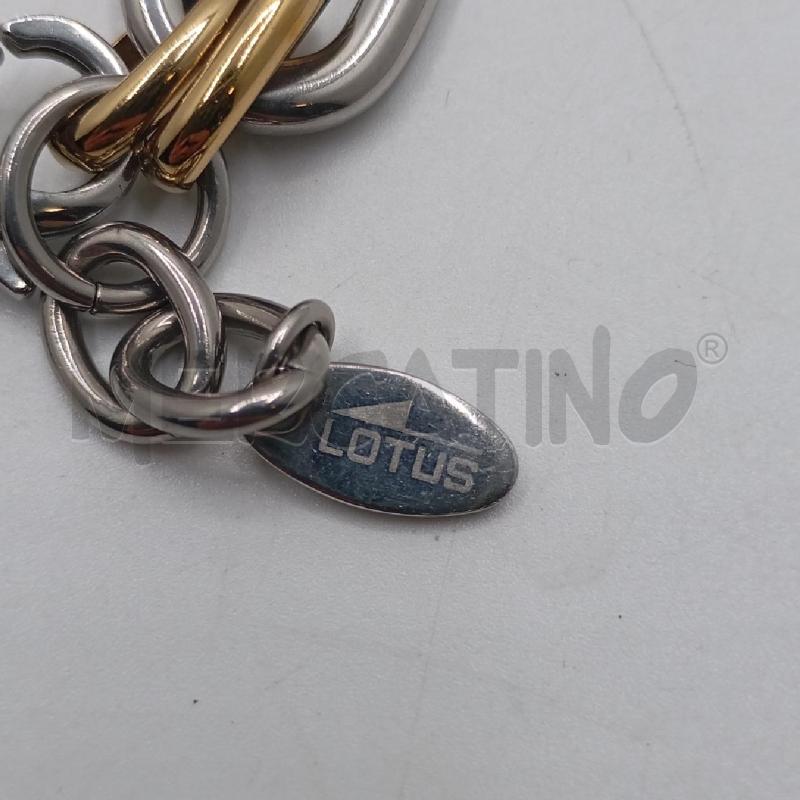 BRACCIALE LOTUS CATENA GR ANELLI GI | Mercatino dell'Usato Roma viale tirreno 3