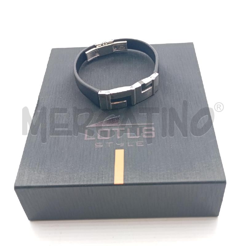 BRACCIALE LOTUS NE GOMMA INTRECCIO GR  | Mercatino dell'Usato Roma viale tirreno 4