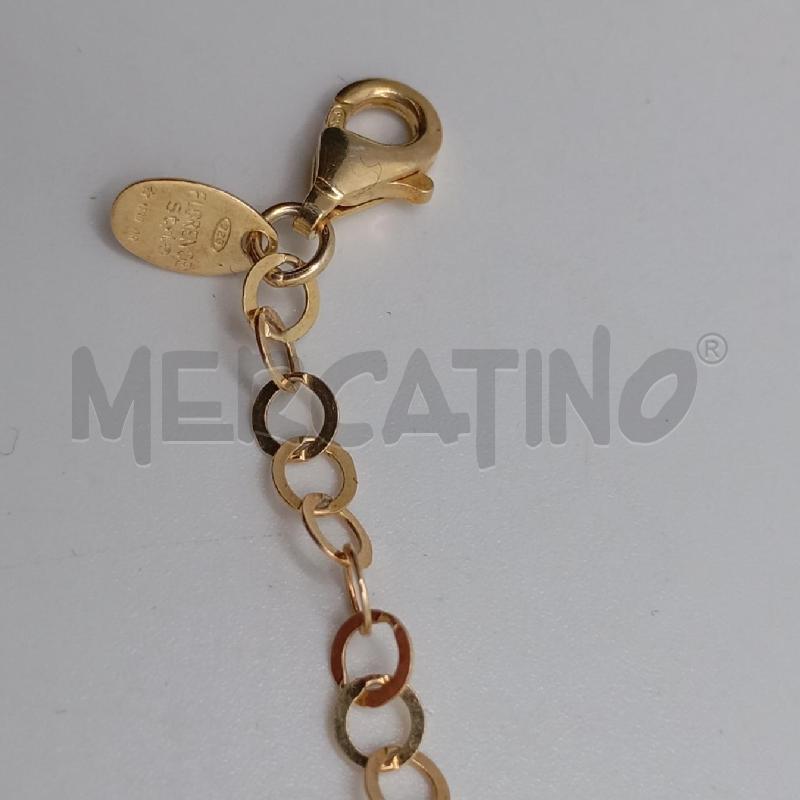 BRACCIALE MET LAVORATO DOR FIORI GR  | Mercatino dell'Usato Roma viale tirreno 3