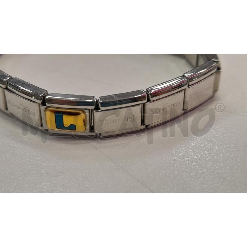 BRACCIALE NOMINATION LETTERA L | Mercatino dell'Usato Roma viale tirreno 3