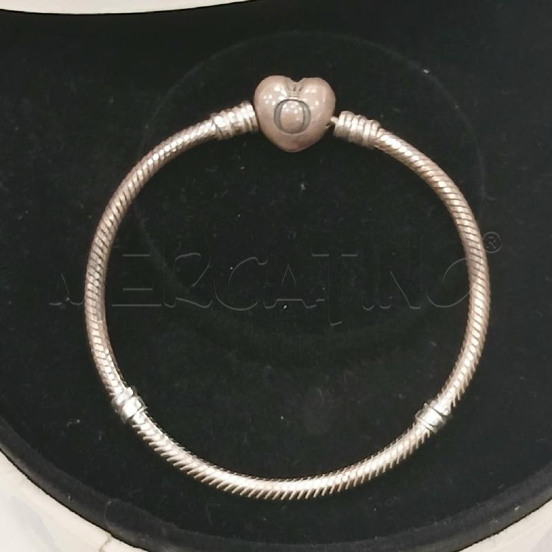 BRACCIALE PANDORA SNAKE CHIUS CUORE | Mercatino dell'Usato Roma viale tirreno 2
