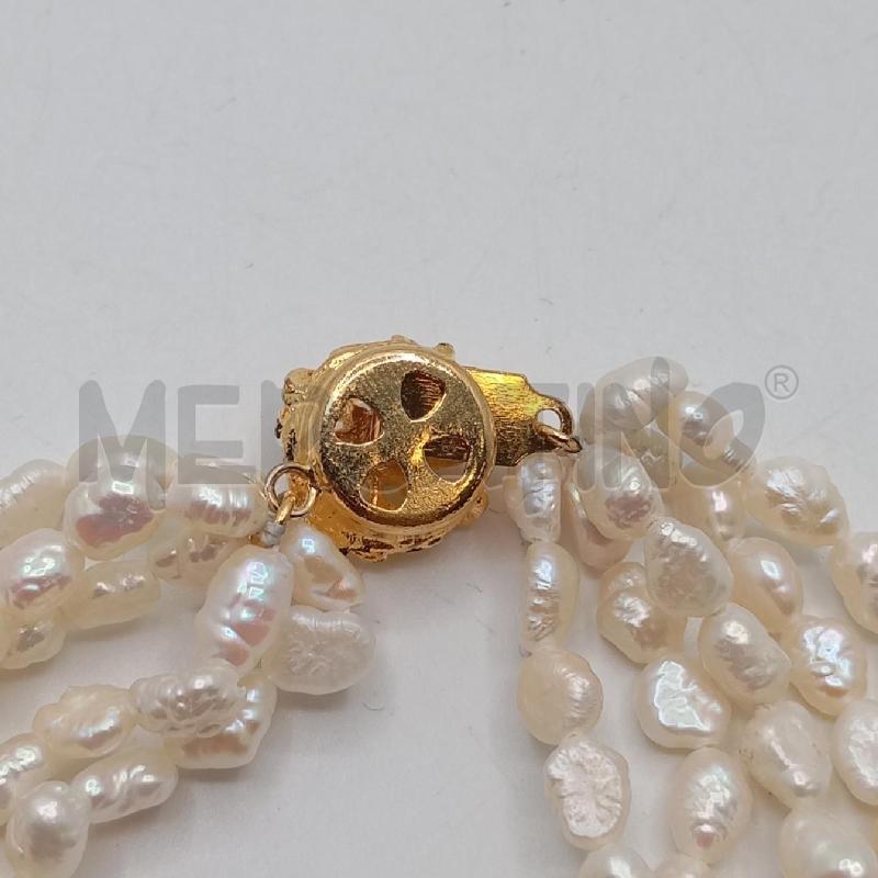 BRACCIALE PIU FILI PERLINE FIUME CHIUS GI | Mercatino dell'Usato Roma viale tirreno 3
