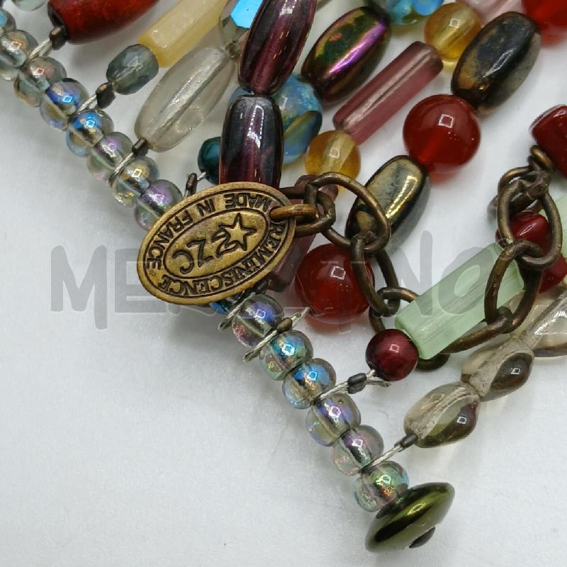 BRACCIALE REMINISCENCE MULTIFILO MULTICOLOR | Mercatino dell'Usato Roma viale tirreno 3