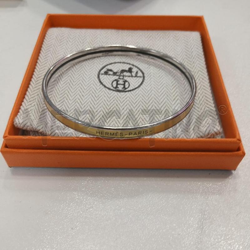 BRACCIALE RIGIDO HERMÈS MODELLO UNI GIALLO | Mercatino dell'Usato Roma viale tirreno 1
