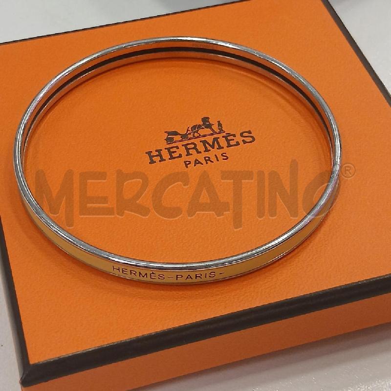 BRACCIALE RIGIDO HERMÈS MODELLO UNI GIALLO | Mercatino dell'Usato Roma viale tirreno 2