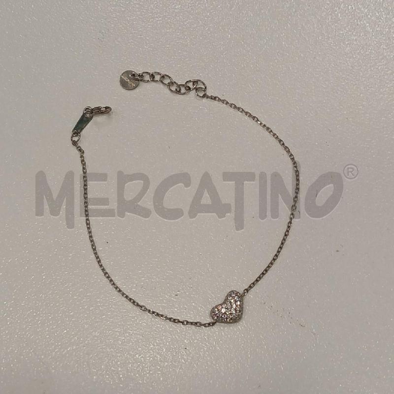 BRACCIALE STROILI CUORE ARGENTATO  | Mercatino dell'Usato Roma viale tirreno 1