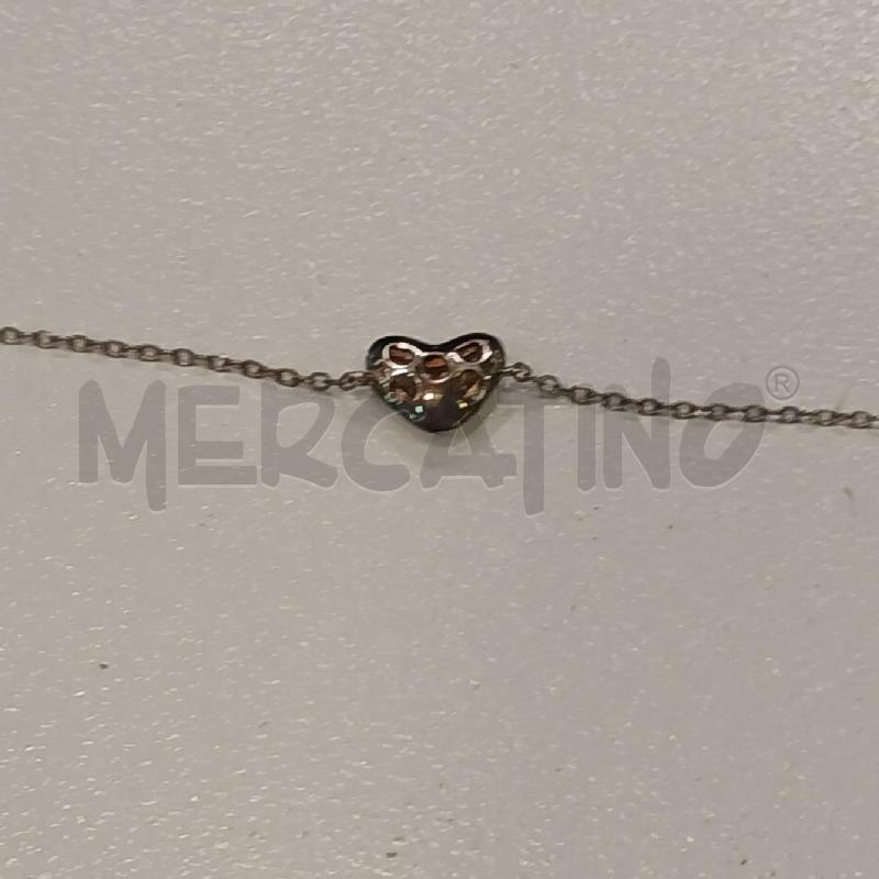 BRACCIALE STROILI CUORE ARGENTATO  | Mercatino dell'Usato Roma viale tirreno 2