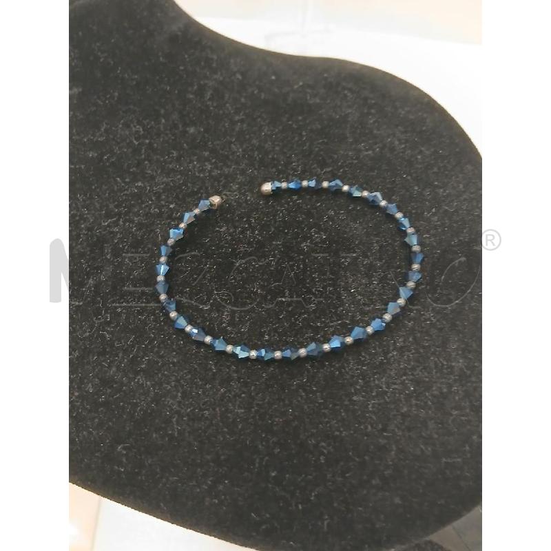 BRACCIALE SWAROSKI PERLINE BL | Mercatino dell'Usato Roma viale tirreno 1