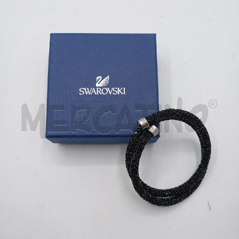 BRACCIALE SWAROVSKI NERO | Mercatino dell'Usato Roma viale tirreno 1