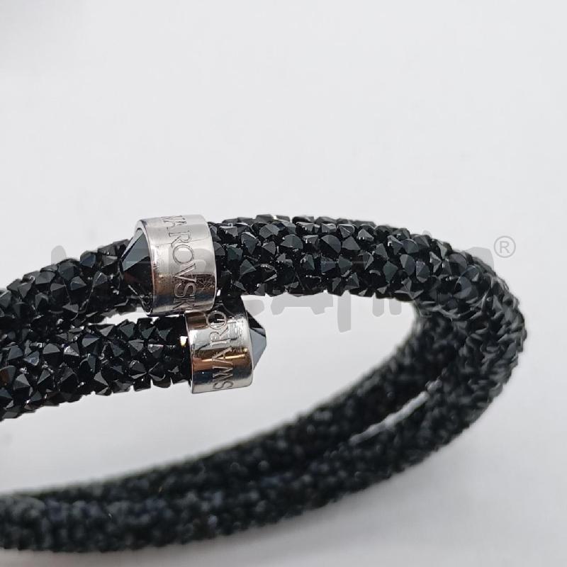 BRACCIALE SWAROVSKI NERO | Mercatino dell'Usato Roma viale tirreno 2