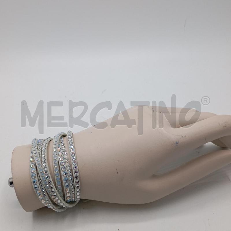 BRACCIALE SWAROVSKY BI FASCE STRASS  | Mercatino dell'Usato Roma viale tirreno 1