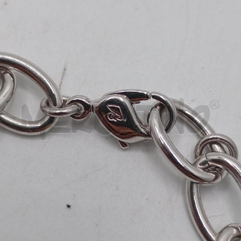 BRACCIALE SWAROVSKY CATENA TRE PEND CHARM  | Mercatino dell'Usato Roma viale tirreno 2