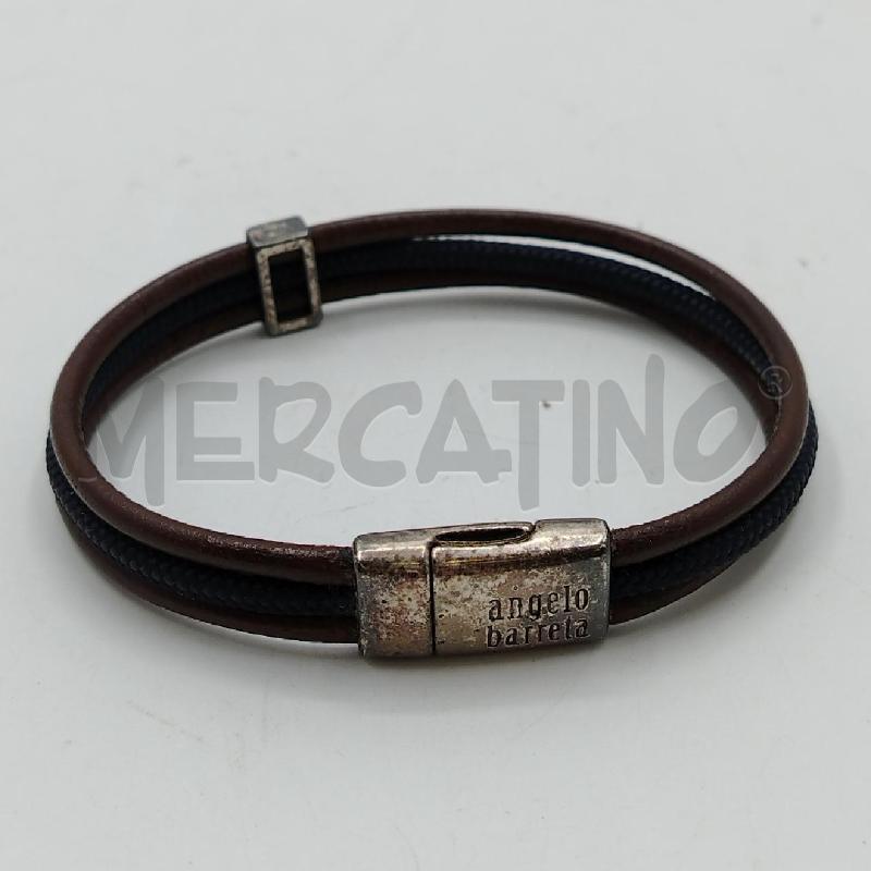 BRACCIALE U ANGELO BARRETA TRE FILI MA BL MA  | Mercatino dell'Usato Roma viale tirreno 2
